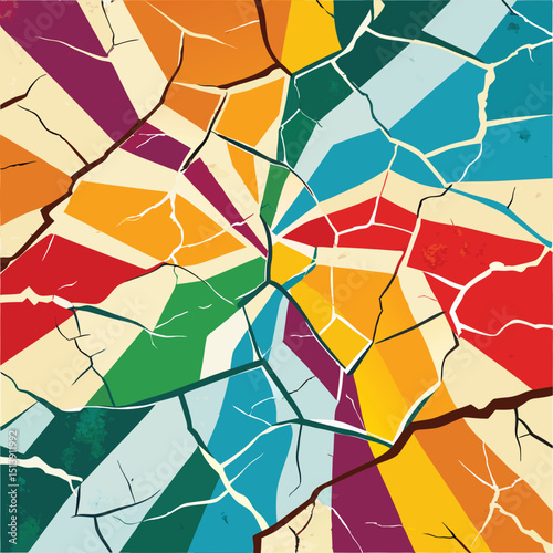 abstract colorful mosaic background