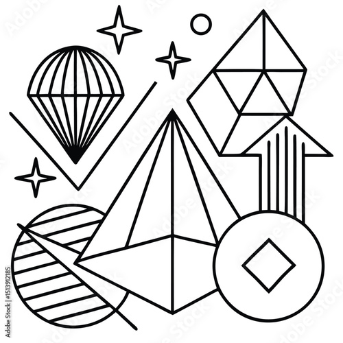 vector illustration of a symbol of the house