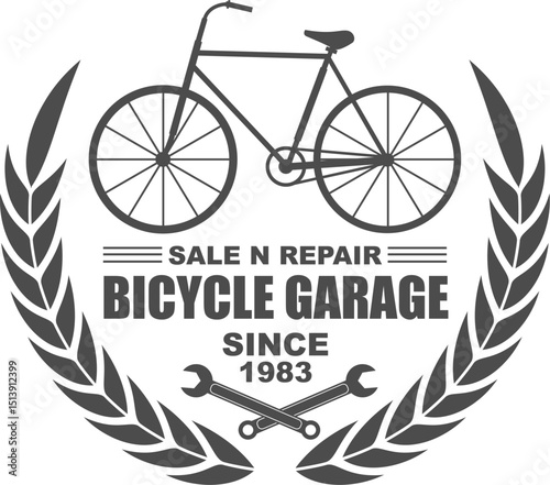 Bicycle Garage Logo Design.eps
