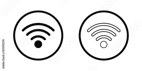wireless internet signal flat app icon. mobile phone wi-fi network set, black wi-fi network linear icon, clipart wifi vector  symbol, wi-fi. wireless and wifi icon set. internet icon symbol. EPS 10. 