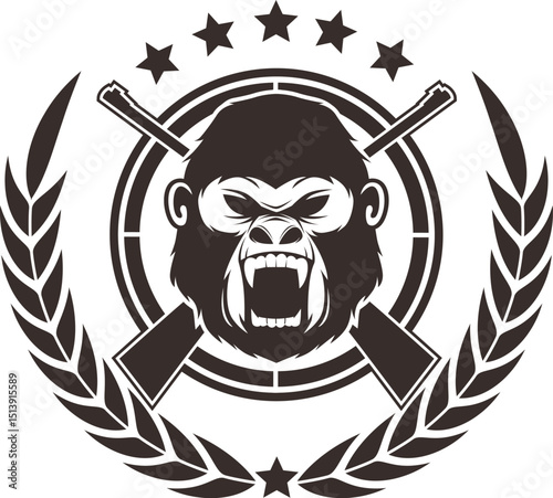 Gorilla Team Badge Logo.eps