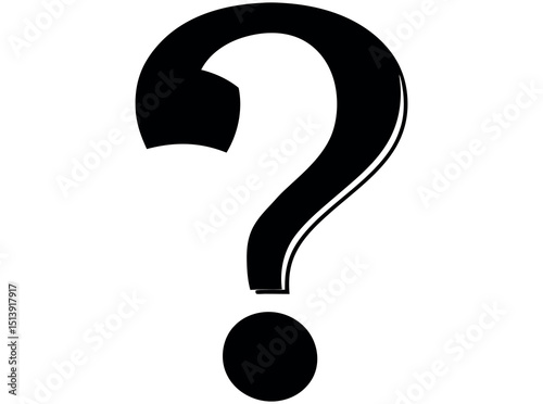 Question Mark Graphic Design vector illustration, striking, stylized question mark graphic, perfect for conveying intrigue, uncertainty, or a call to action. question mark, graphic, design, logo, symb