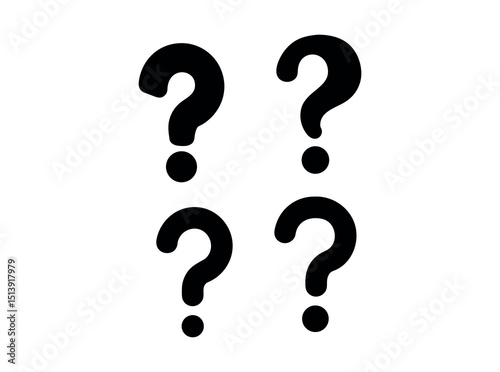Question Mark Graphic Design vector illustration, striking, stylized question mark graphic, perfect for conveying intrigue, uncertainty, or a call to action. question mark, graphic, design, logo, symb