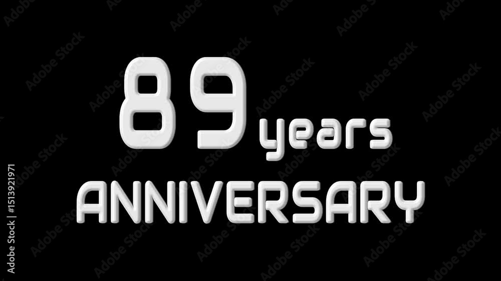 Happy Anniversary text animation. New years eve celebration. Happy Anniversary text animation. New years eve celebration.