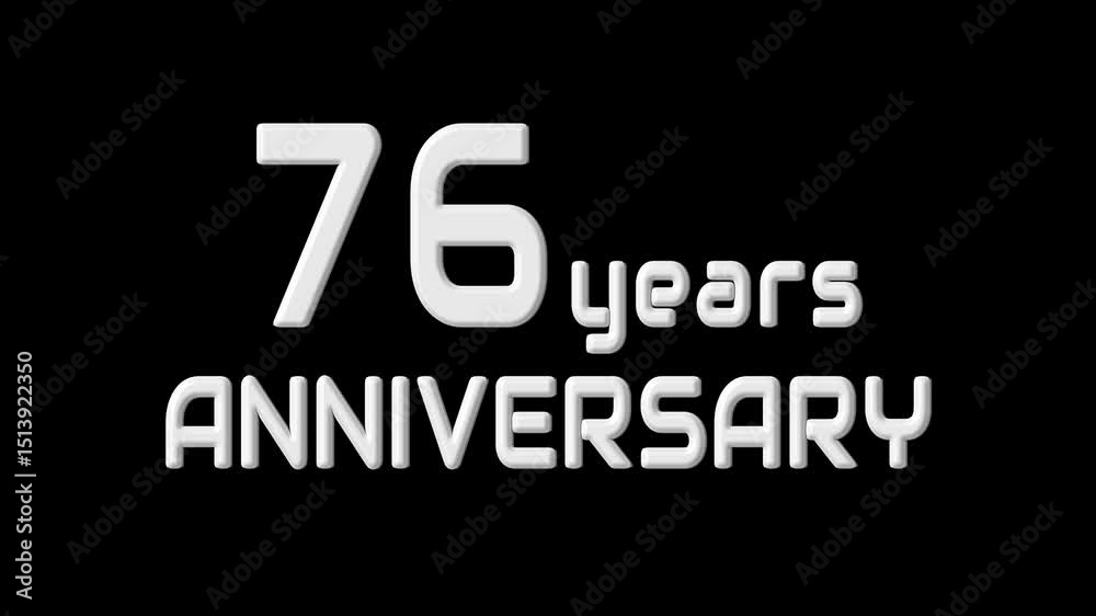 Happy Anniversary text animation. New years eve celebration. Happy Anniversary text animation. New years eve celebration.