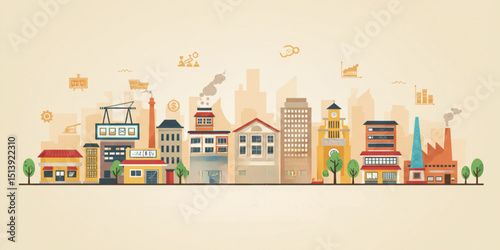 abstract city background