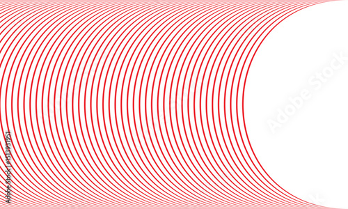 Fototapeta Naklejka Na Ścianę i Meble -  abstract simple red arc line pattern art can be used background.