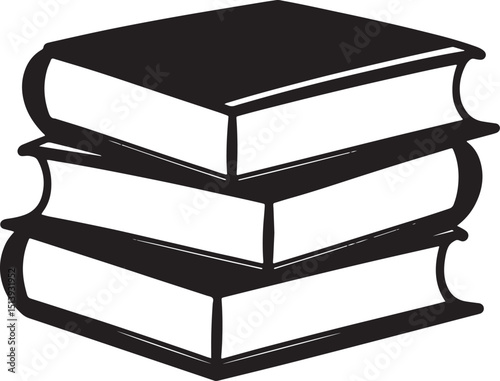 Best Stack of Books Vector Illustrations for Your Projects