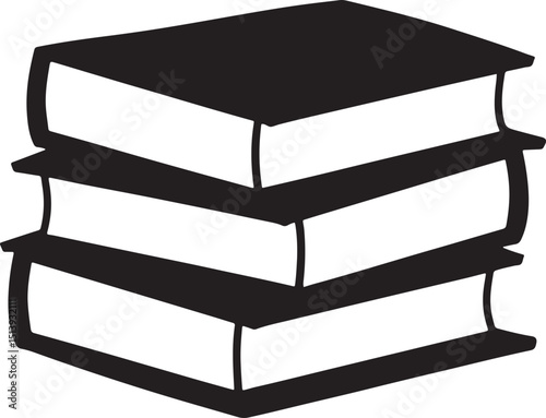 Best Stack of Books Vector Illustrations for Your Projects
