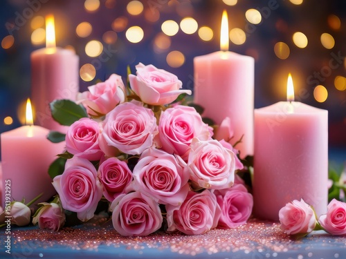 roses and candles