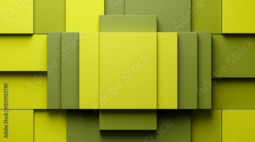 Abstract green geometric pattern