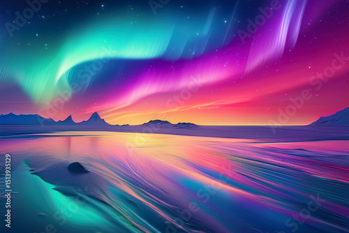 Blazing Northern Lights: Fiery Sky Phenomenon