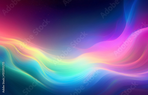 Dynamic Aurora Flare: Intense Light Show Background