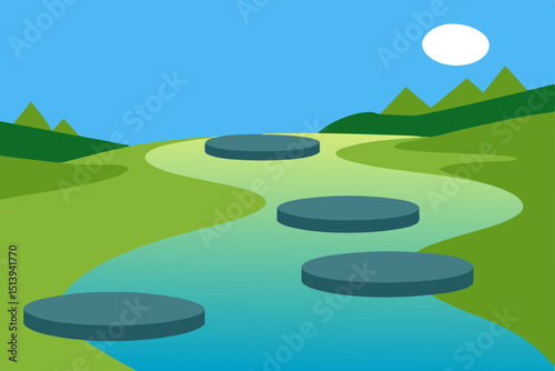 golf course in the mountains