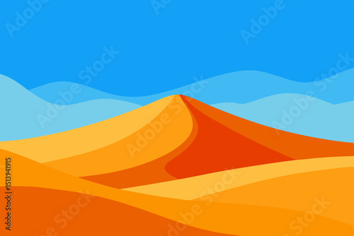 sand dunes in sahara desert