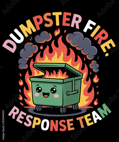 Funny Dumpster Fire Response Team