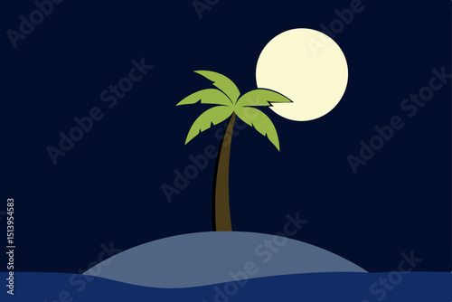 palm tree on the beach