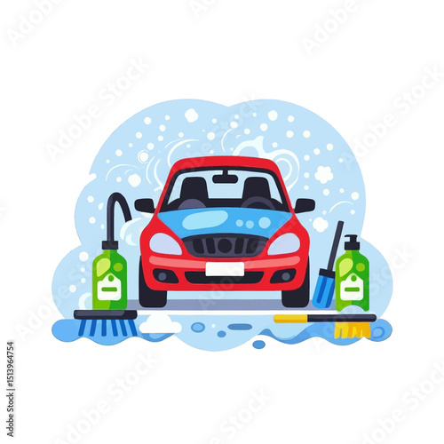 car-wash-illustration-red-vehicle-cleaning-auto-care-graphic