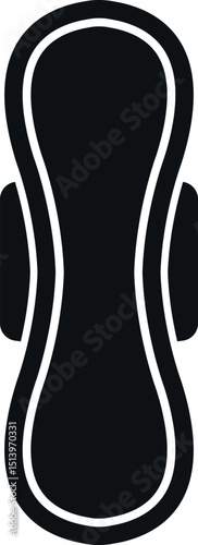 Women sanitary napkin pad icon. Healthcare signs and symbols.