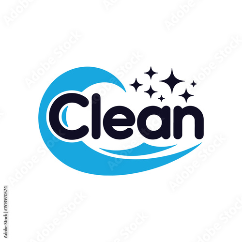 Unique cleaning logo Modern and minimalist vector and abstract logo