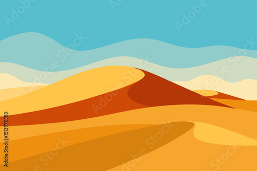 sand dunes in the desert
