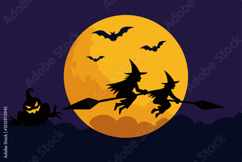 halloween night background