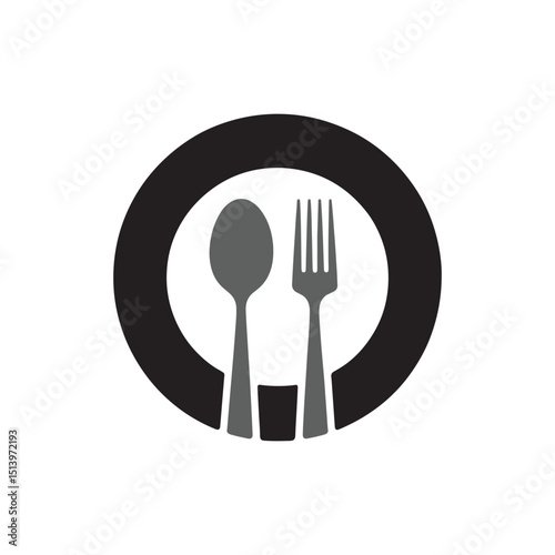 Unique food logo Modern and minimalist vector and abstract logo