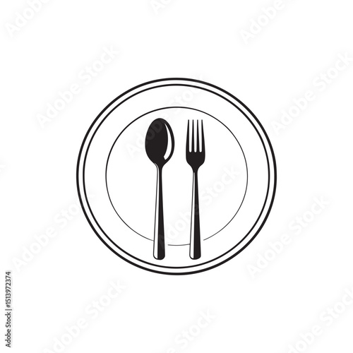 Unique food logo Modern and minimalist vector and abstract logo