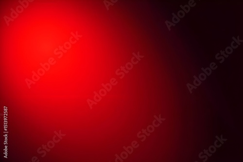 Abstract Red and Black Gradient Background - Dramatic Lighting Effect