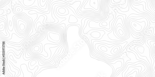 Topographic map lines contour background. Grid geographic relief topographic map pattern background vector. Vector seamless background topography stylized height of the lines map.