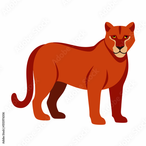 Royal Bengal Tiger One White Background