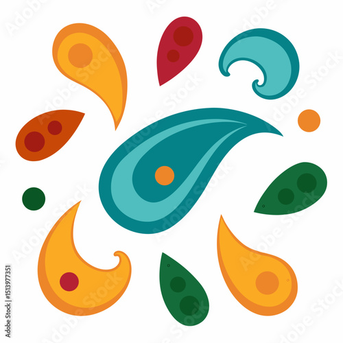 vector illustration of an orange fruit