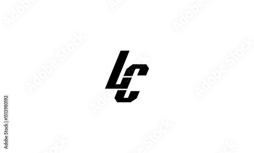 LC initial letters, monogram logo