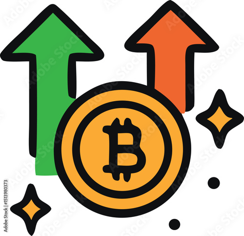 cryptocurrency transactions icon