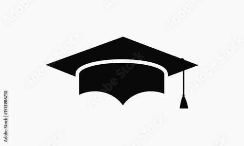 A vector black graduation design.
