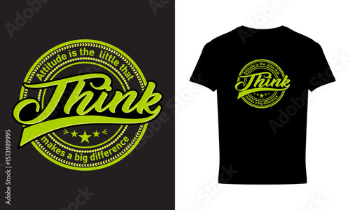 Think Different Attitude is the Little That Makes a Big Difference Vector Design