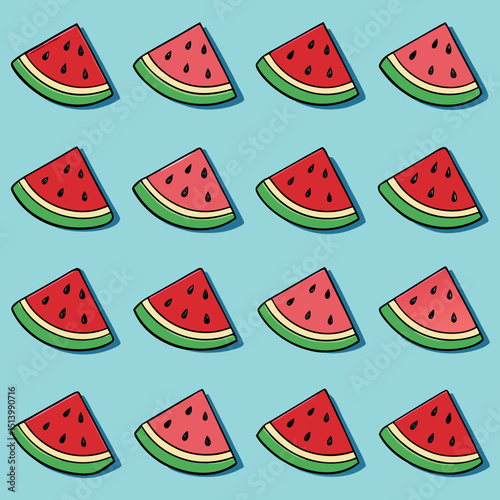 Watermelon Slice Pattern