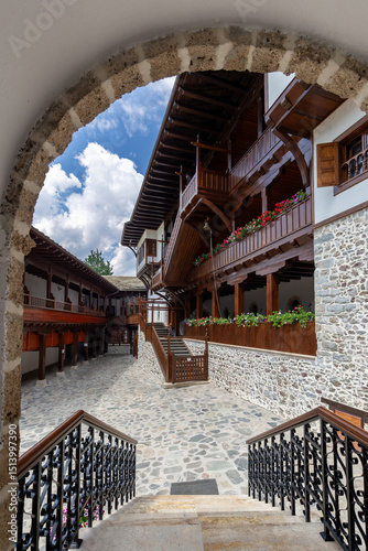 Saint Jovan Bigorski Monastery. Macedonian Orthodox monastery near Rostusha, North Macedonia