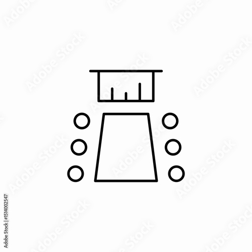 conference room icon sign vector