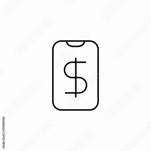 electronic wallet icon sign vector