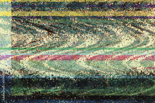 glitch pattern abstract background wave retro tv noise