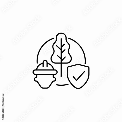 health safety eco icon sign vector