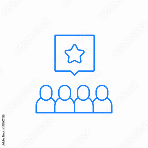 group star favorite icon sign vector