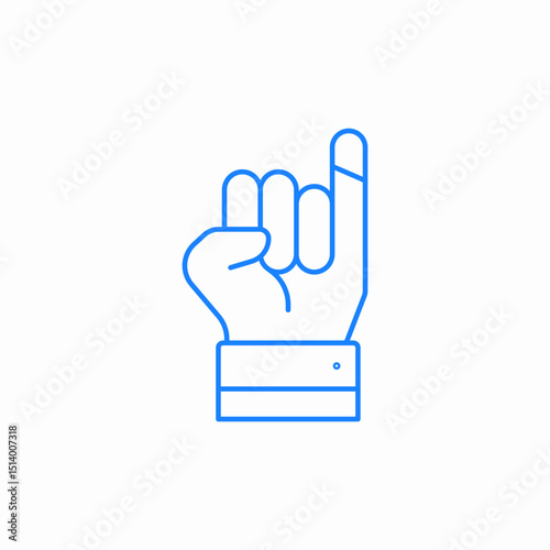 hand pinky promise icon sign vector