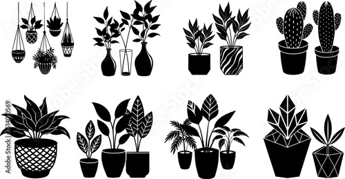decorative plant vector Art, Icons, and Graphics 