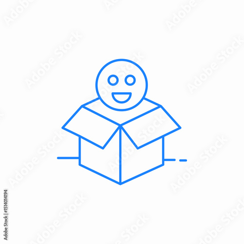 happy customer icon sign vector