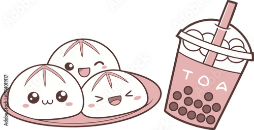 easter eggs and a cup of coffee