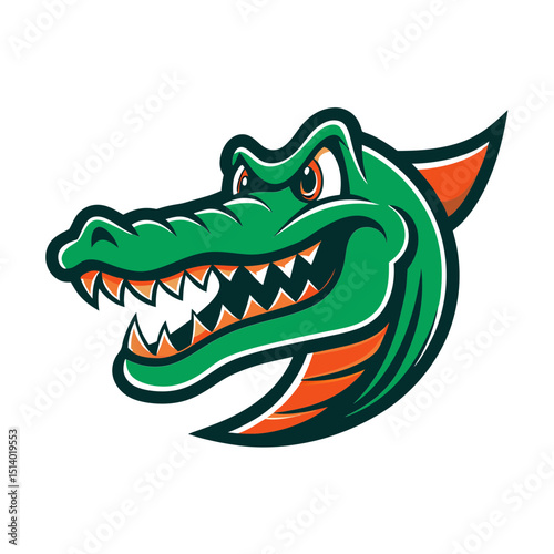 Simple Alligator Logo Design for Branding and Merchandise