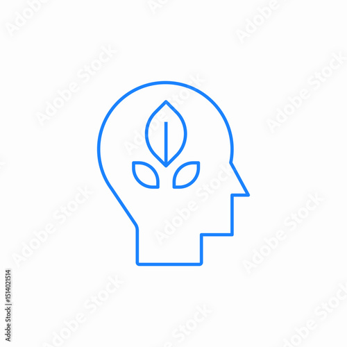 sustainable idea icon sign vector