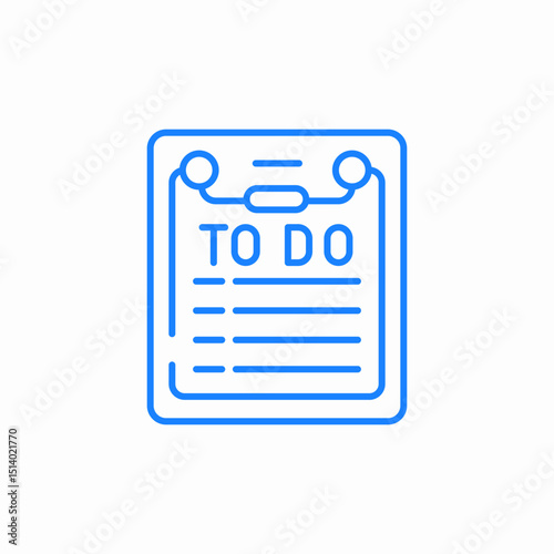 to do list icon sign vector